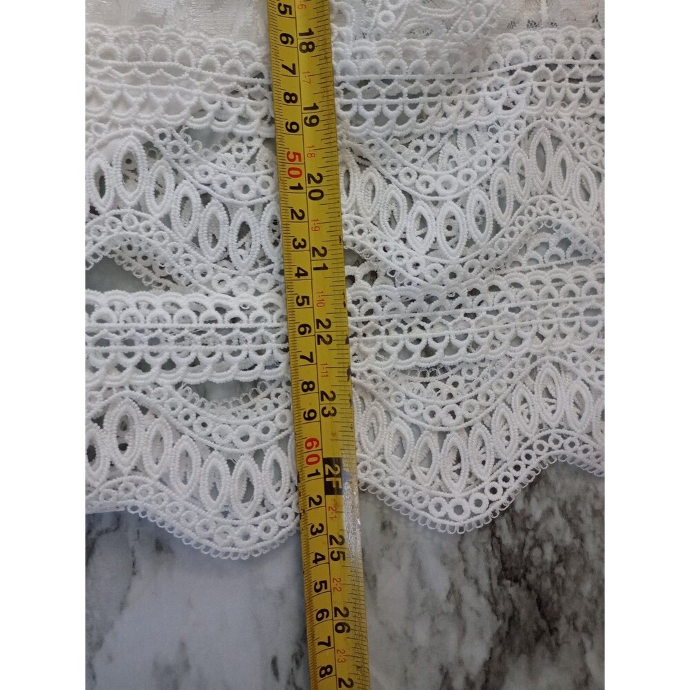 Adiva 2 PC Lace Long Sleeve with White Tank Top Size XL - Picture 10 of 10